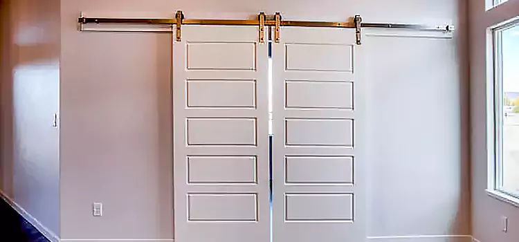Glass Barn Door with Installation Hardware Kit Kendale Lakes